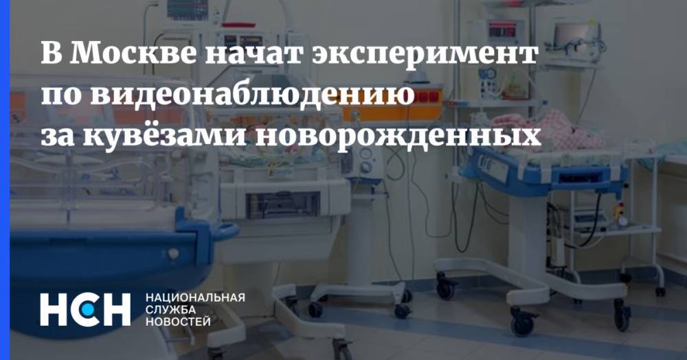 В Москве начат эксперимент по видеонаблюдению за кувёзами новорожденных