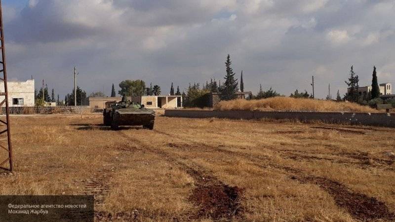 Армия Сирии готовится зачистить от террористов населенный пункт Маарет ан-Нуман