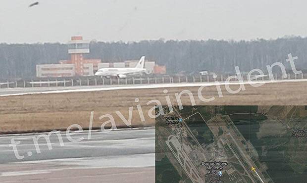 «Суперджет» авиакомпании «ИрАэро» совершил экстренную посадку на недостроенную полосу около «Домодедово»