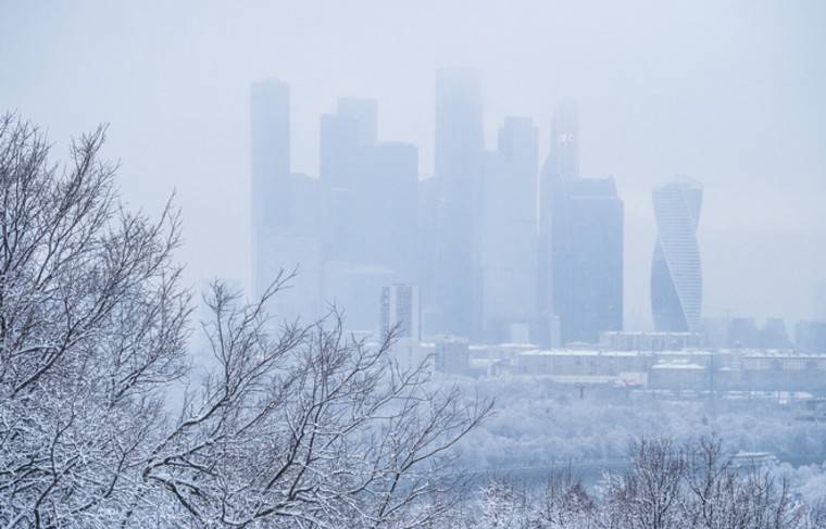 Жёлтый уровень погоды объявлен в Москве и Подмосковье