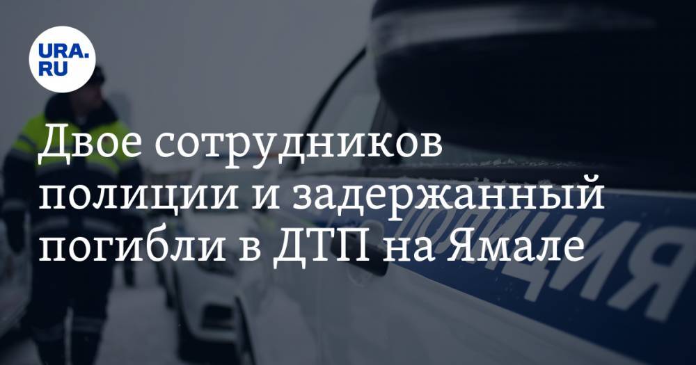 Двое сотрудников полиции и задержанный погибли в ДТП на Ямале