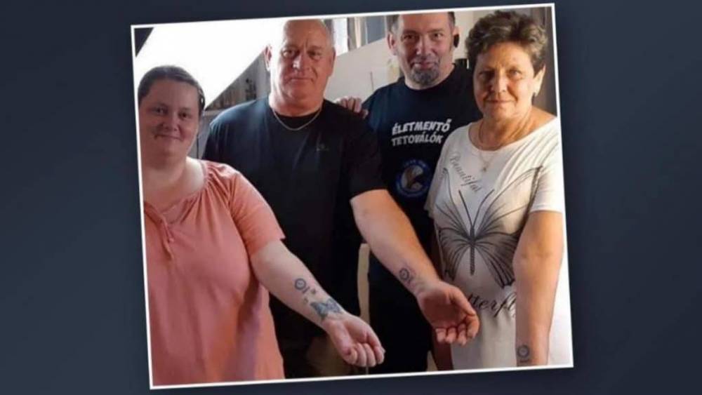 В Германии бесплатно делают татуировки, которые спасают людям жизнь