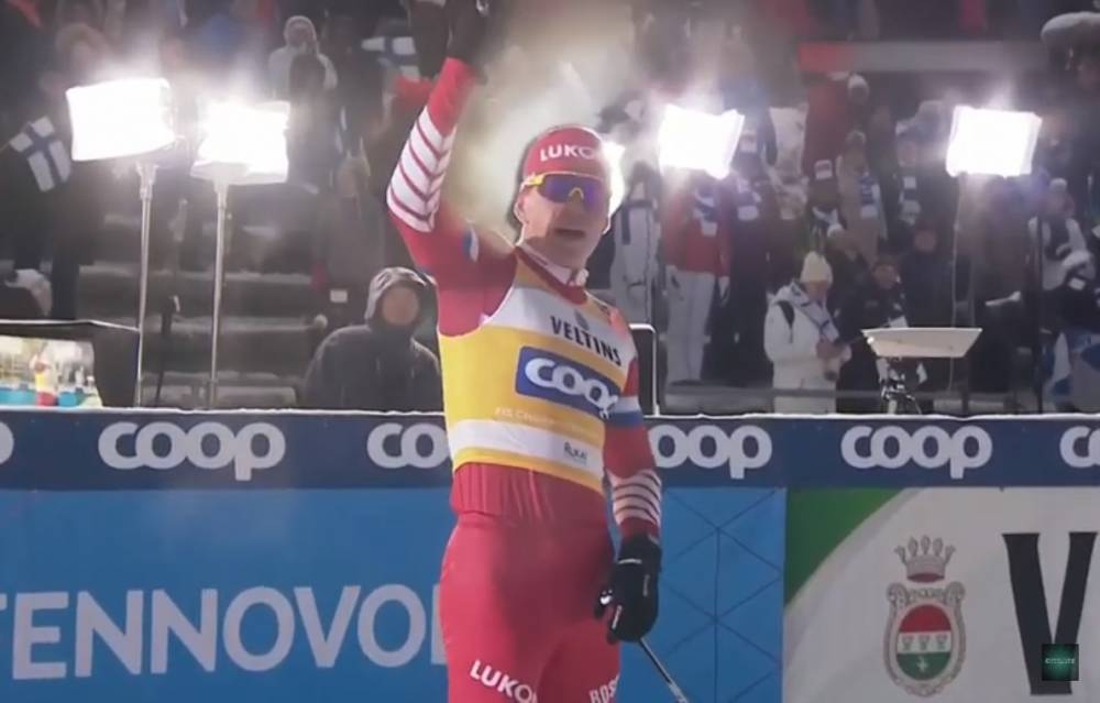 Лыжник Большунов выиграл золото на этапе Кубка мира в Чехии