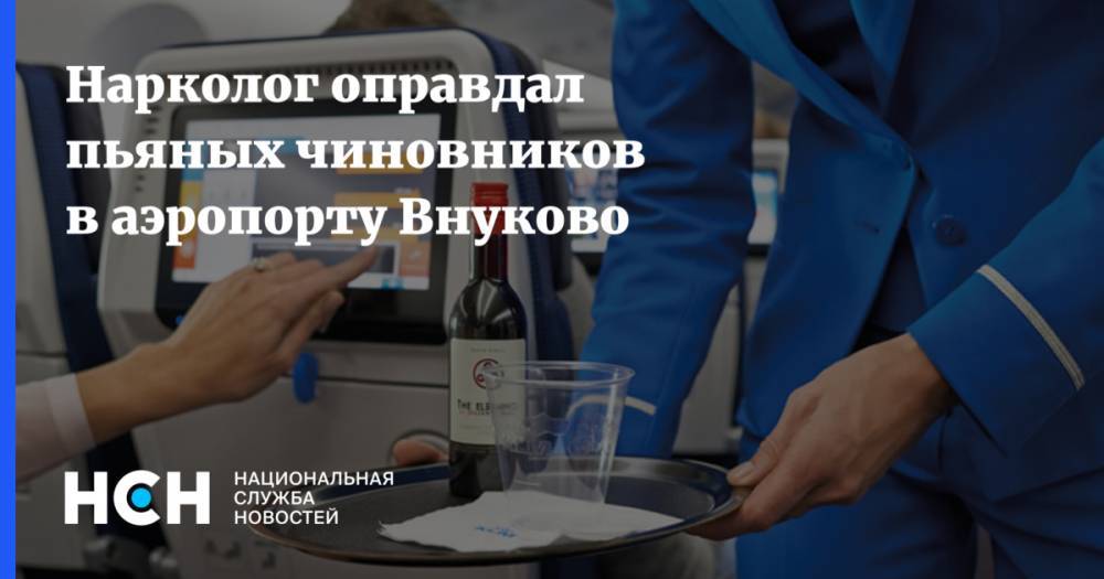 Нарколог оправдал пьяных чиновников в аэропорту Внуково