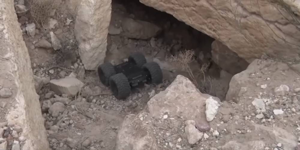 Появилось видео с российскими роботами в Сирии