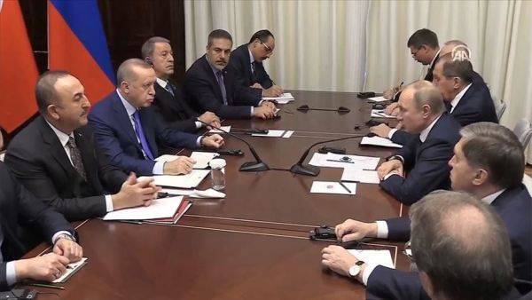 На встрече с Путиным Эрдоган назвал источник «агрессивной политики» в Ливии
