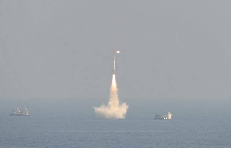 Индия испытала баллистическую ракету для подводных лодок