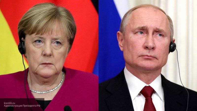 Появилось видео разговора Меркель и Путина на русском языке