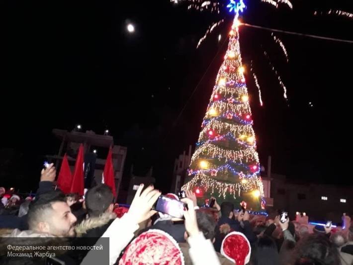 В сирийском городе Алеппо русская община отметила Новый год
