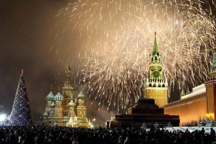 В новогодних гуляниях по всей России участвовало почти 6,5 млн человек