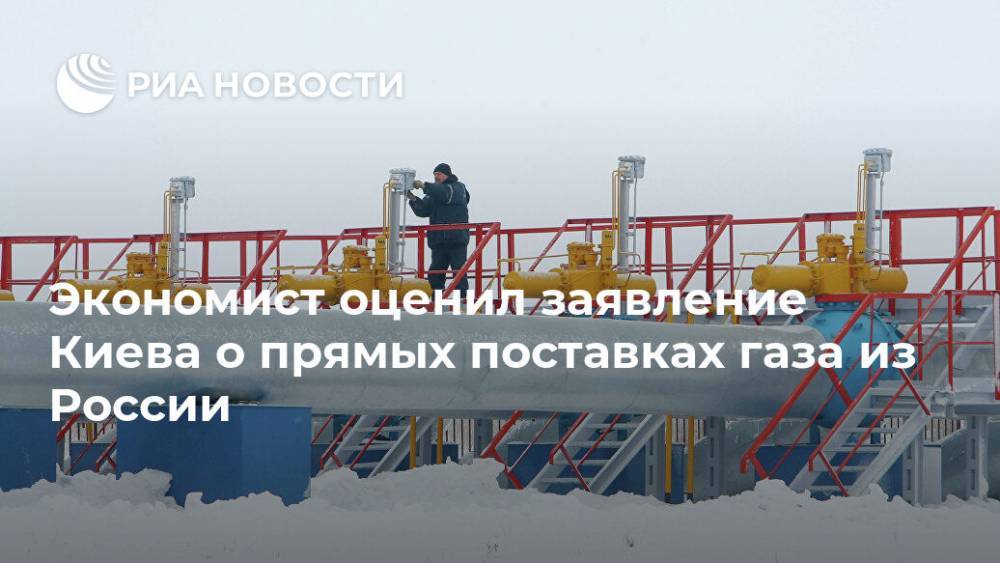 Экономист оценил заявление Киева о прямых поставках газа из России