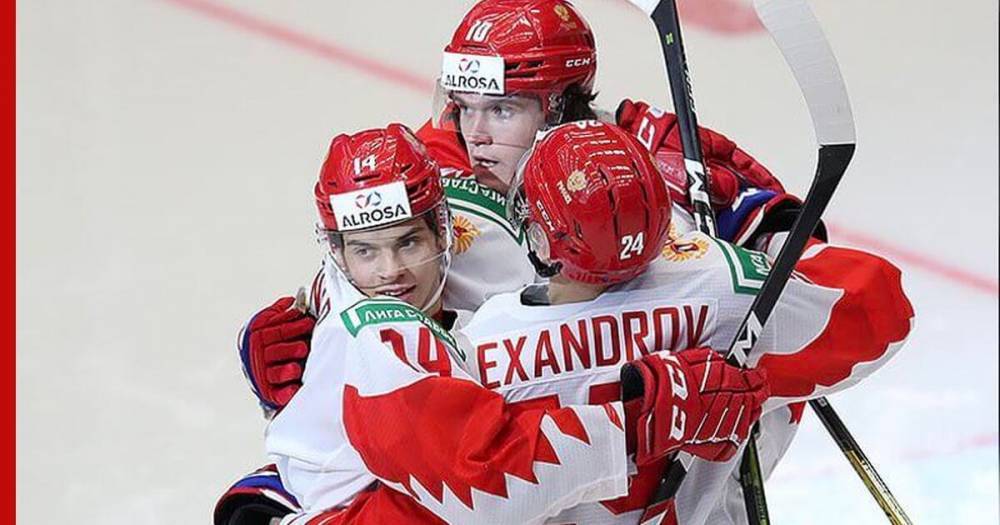 Сборная России вышла в полуфинал молодёжного чемпионата мира по хоккею