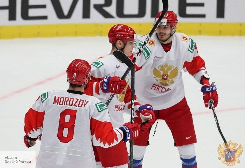 Сборная России по хоккею обыграла Швейцарию в четвертьфинале молодежного ЧМ по хоккею