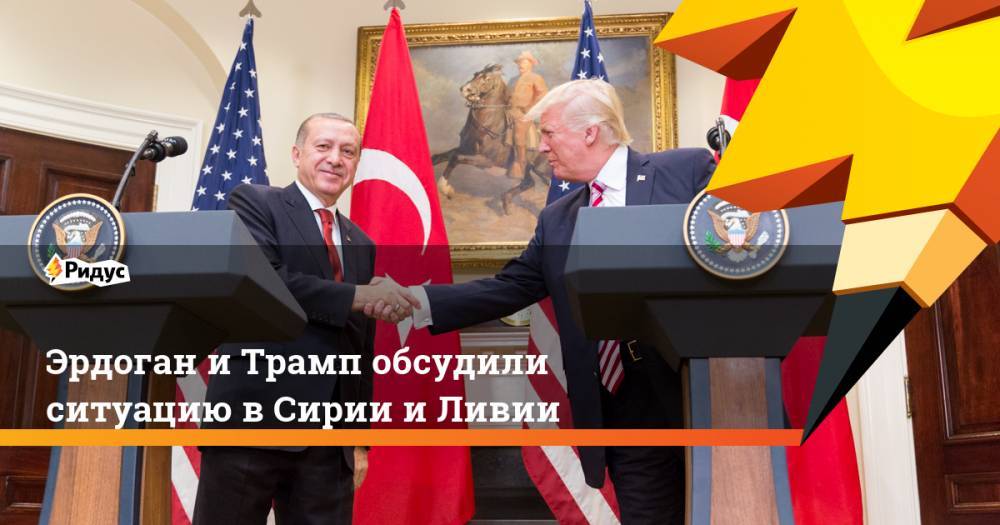 Эрдоган и Трамп обсудили ситуацию в Сирии и Ливии