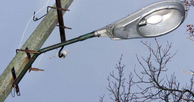 В России с 1 января под запрет попали более пяти миллионов уличных ламп