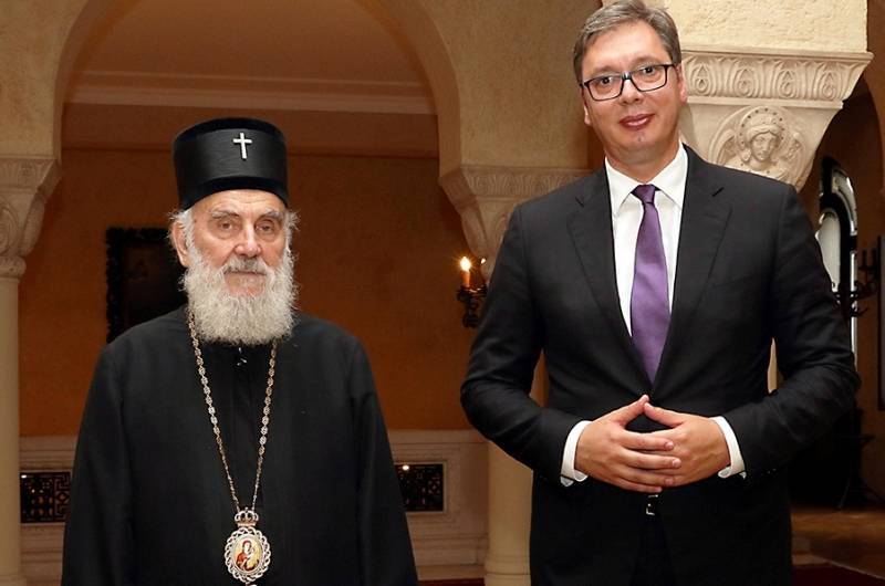 Александр Вучич - патриарх Ириней - Президент Сербии решил поддержать православных Черногории - politnavigator.net - Сербия - Черногория