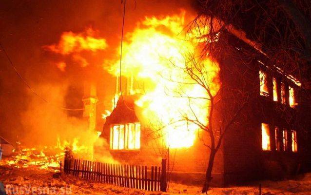 Под Донецком пьяные солдаты ВСУ устроили пожар, в котором едва не сгорели