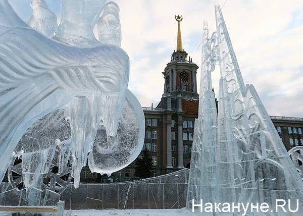 Главный ледовый городок Екатеринбурга, где рухнула стена, не планируют закрывать до конца января