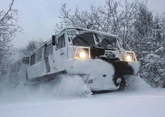Войска ЦВО впервые получат уникальные снегоболотоходы