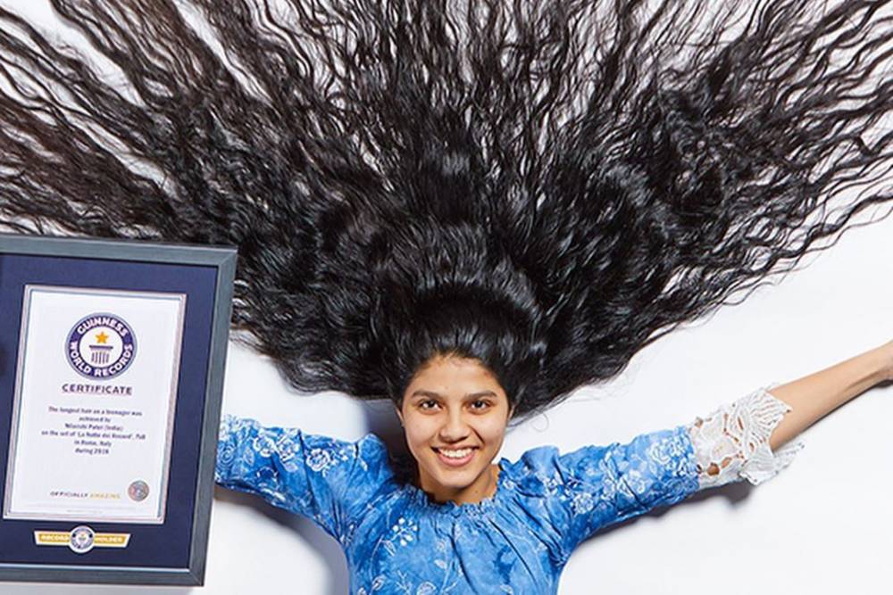Подросток с самыми длинными волосами в мире рассказала, как ухаживать за ними