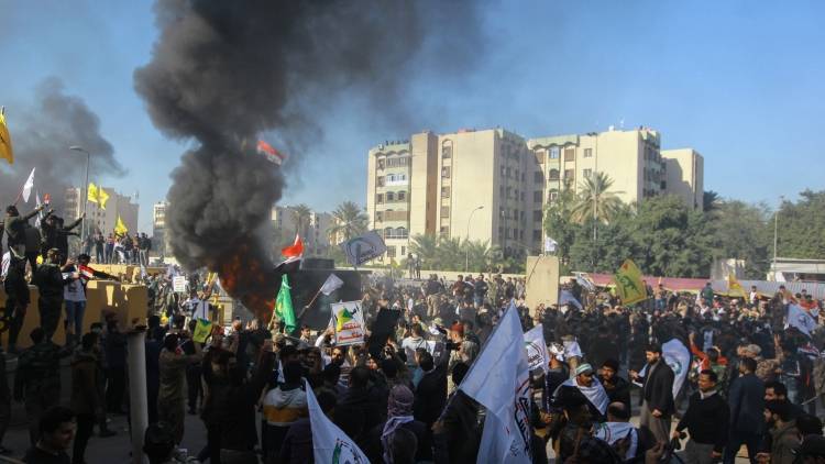 При обстреле "зеленой зоны" Багдада никто не пострадал - ТВ