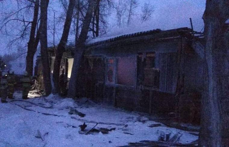 В Сети появилось видео пожара в Томской области