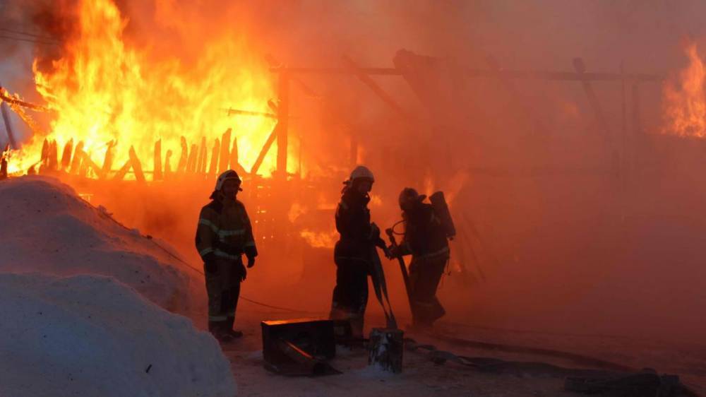 11 человек погибли в пожаре в Томской области