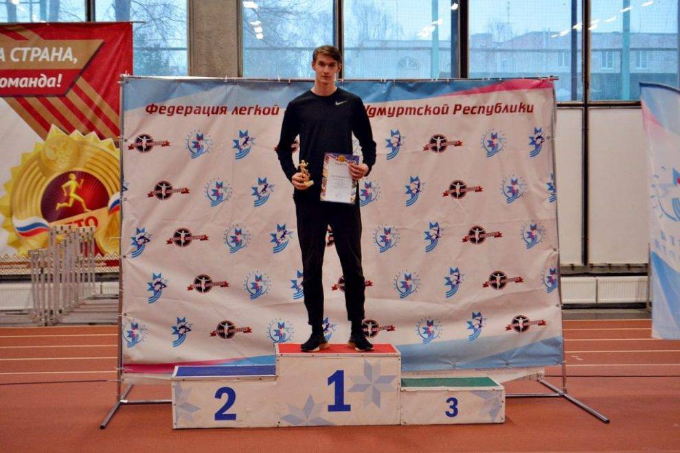 Глазовский легкоатлет одержал победу на Кубке Удмуртии