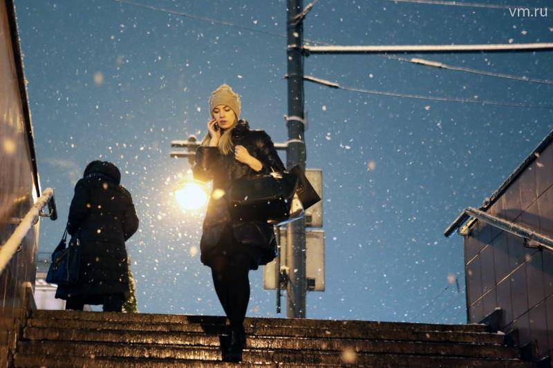 Горожан предупредили о мокром снеге, порывистом ветре и гололедице в Москве