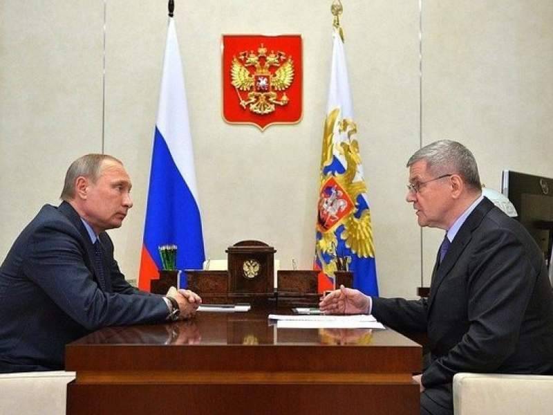 Путин предложил Юрию Чайке новую должность