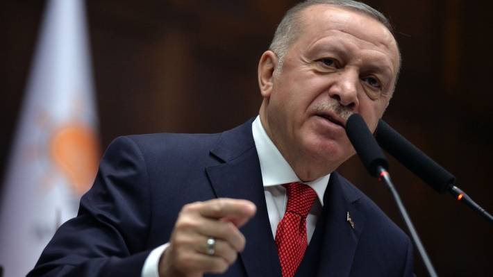 Эрдоган призвал Путина к содействию в прекращении атак в Идлибе
