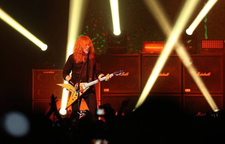 Megadeth дали первый концерт после борьбы вокалиста с раком