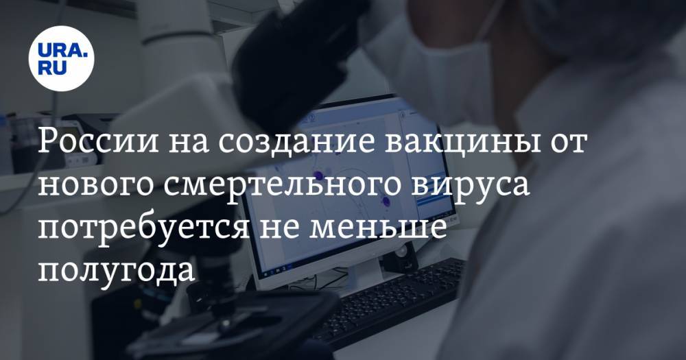 России на создание вакцины от нового смертельного вируса потребуется не меньше полугода