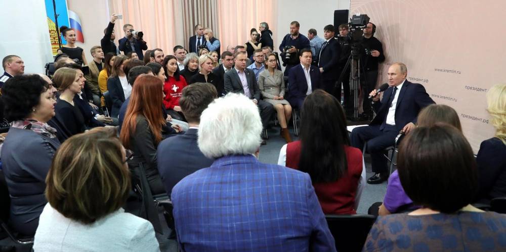 Общественники рассказали, что обсуждалось на встрече с Путиным в Усмани