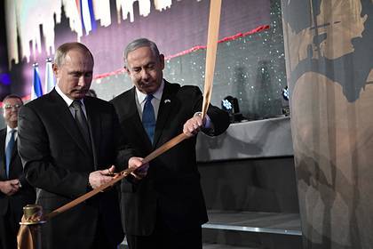 Путин открыл в Иерусалиме памятник героям блокадного Ленинграда