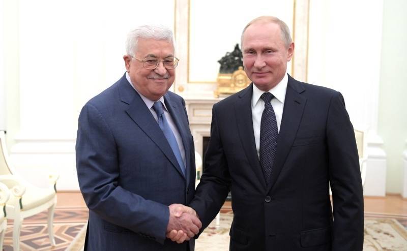 Путин посетил Вифлеем для встречи с президентом Палестины Аббасом