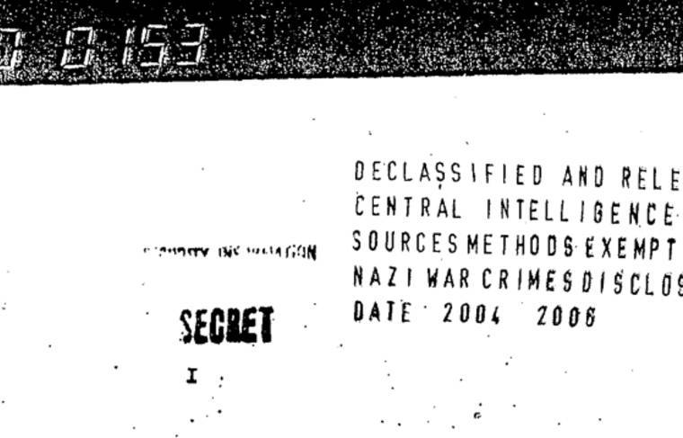 ЦРУ обнародовало архивные документы о Бандере