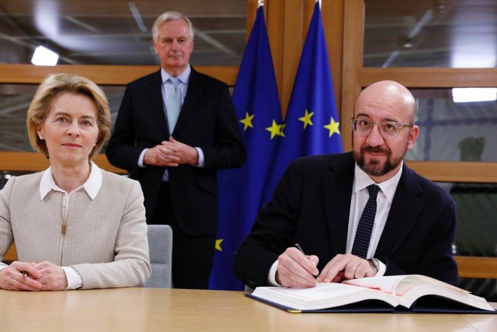 В Брюсселе подписали соглашение о выходе Британии из ЕС - Cursorinfo: главные новости Израиля