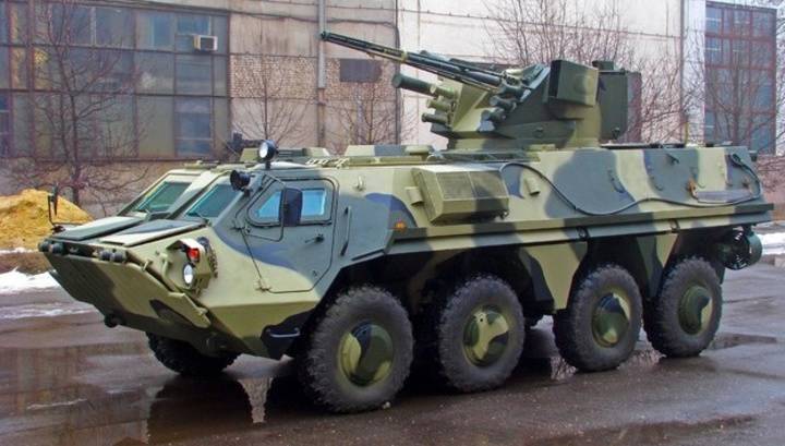 Украинские бронетранспортеры опять начали трескаться