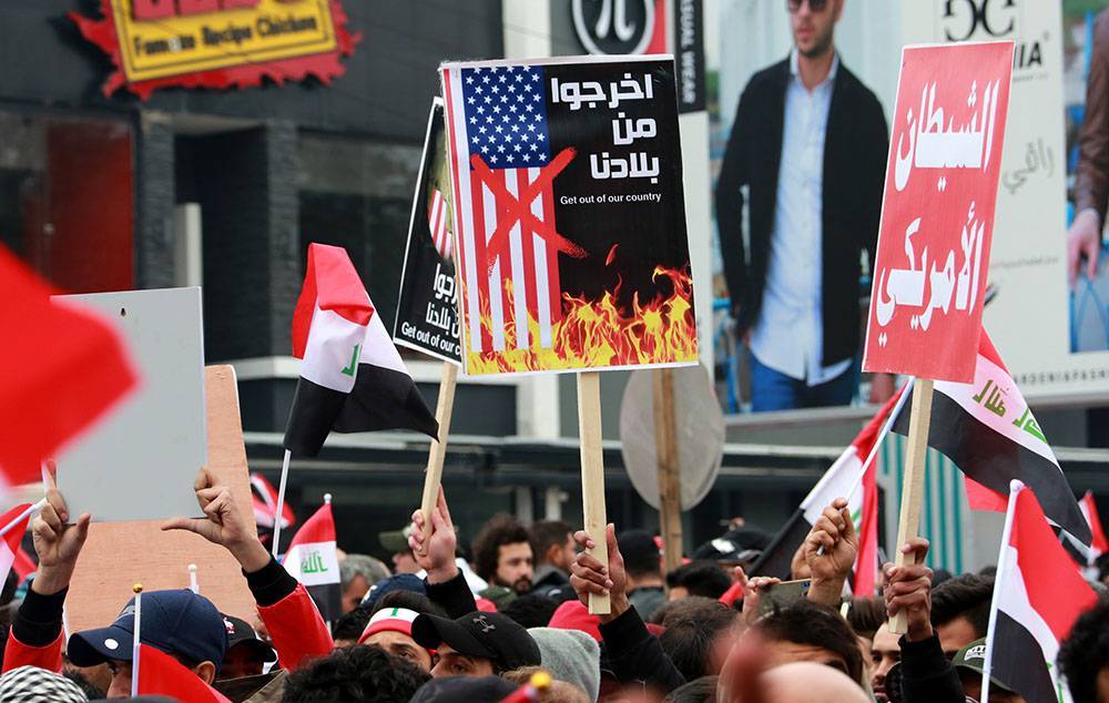 В Ираке прошли акции протеста против военного присутствия США