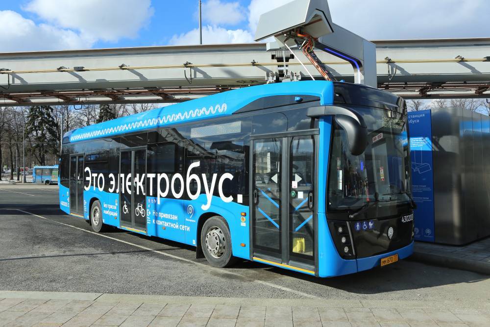 Электробусы запустили на новом маршруте в столице