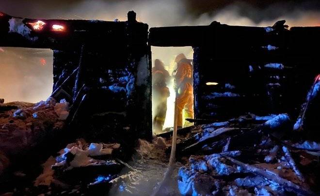 В Башкирии на пожаре погибли три человека