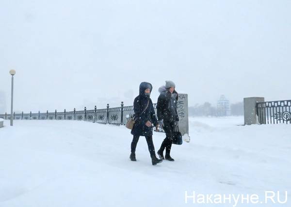 В конце теплого января в Екатеринбурге сильно похолодает