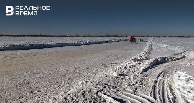 В Мамадышском и Зеленодольском районах Татарстана открыли ледовые переправы