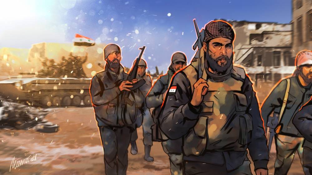 Сирийская армия походит к форпосту террористов в Маарет ан-Нумане