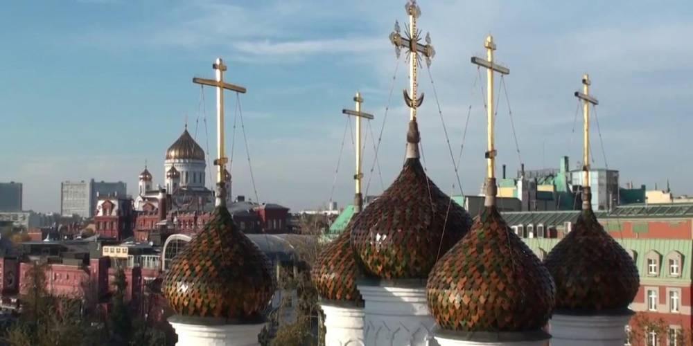 В Москве провели молебен против коронавируса