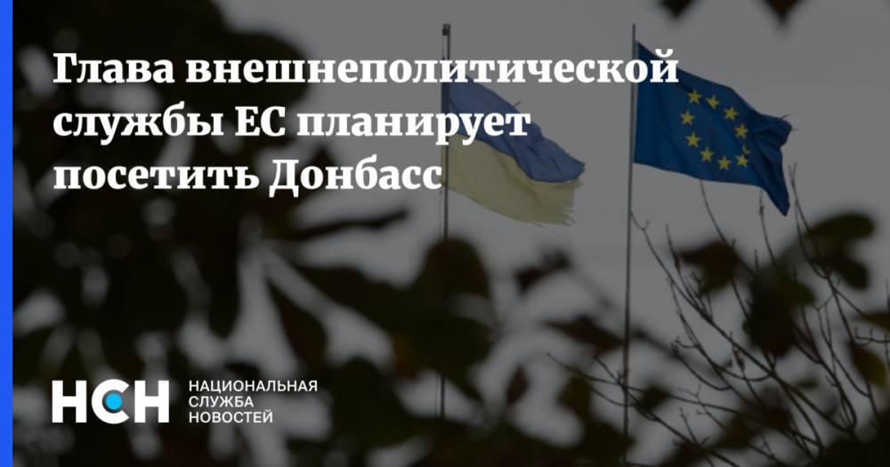 Глава внешнеполитической службы ЕС планирует посетить Донбасс