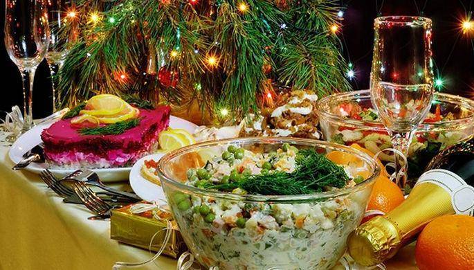 Какую еду россияне заказывали в новогоднюю ночь?