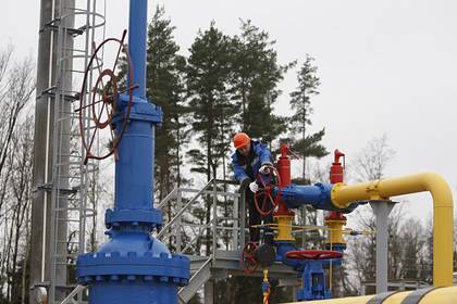 Названа цена на российский газ для Белоруссии
