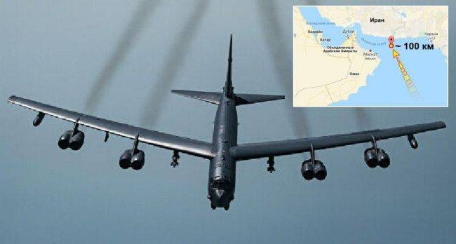 В 100 км от границы Ирана: начались полеты В-52Н ВВС США в Ормузский пролив